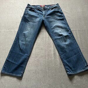 Lucky Brand Jeans Men 36x30 Blue Denim 361 Vintage Straight Leg Classic Casual